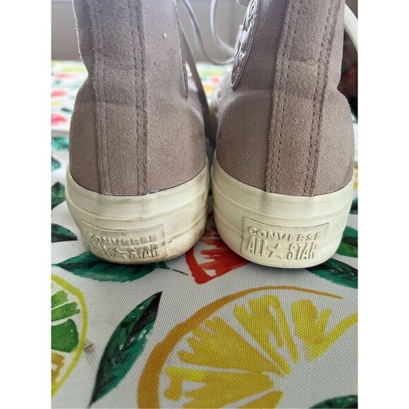 Converse Chuck Taylor Women”s Suede All StarHigh Tops Mauve sz 9 - Picture 6 of 15